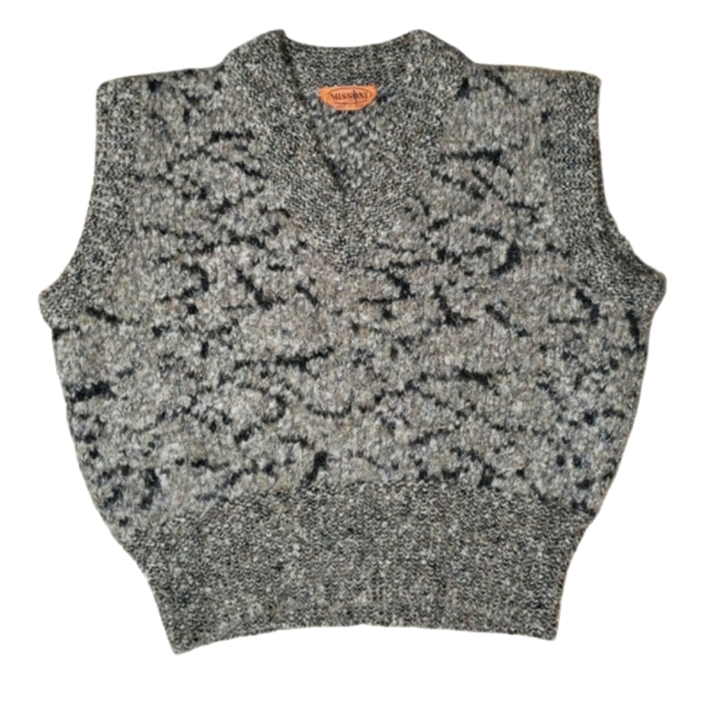 Vintage 90s Missoni Wool Sweater Vest